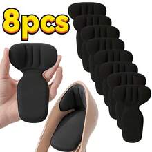 8 2-In-1 Heel Protectors, Ultra-Soft Anti-Friction, Non-Slip Heel And Foot Pads, Adjustable Size, Foot Protection - 2 and 1T Type Heel Pads - View 8
