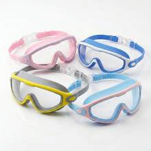 Children Swimming Goggles Waterproof Leak-Proof UV400 Anti-Fog Wide View Soft Frame Kids Swim Goggles For Pool Beach Swimming, Ba, First Day Of School - Multicolor - View 1