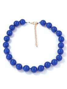 2/1 pieza Collar largo de cuentas ABS con nudo geométrico redondo estilo bohemio, joyería hecha a mano, adecuado como regalo para mujeres y uso diario, accesorio para mujer, perfecto para vacaciones en la playa, viajes diarios, accesorio de playa, accesorio de verano para mujer, joyería de verano, regalo de vuelta a la escuela, atuendo de otoño, invierno, conjunto de joyería para mujer, Navidad - Multicolor - Ver 14