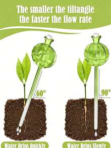 Cactus Shaped Automatic Watering Spike, Automatic Watering System, Narrow Mouth Design Extends Watering Time, Suitable For Indoor And Outdoor Plants, Essential For Potted Plants In Spring And Summer - Multicolor - View 10
