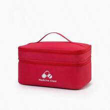 Home, Travel, Outdoor Dual-Use Double Layer Large Capacity Medicine Storage Bag (4 Colors Available), Accessories Not Included - Multicolor - View 6