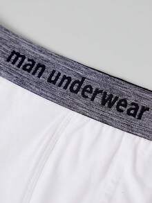 7pcs Cotton Panties Men's Boxer Shorts Sweat Absorbent Breathable Briefs Business Casual Briefs - Multicolor - View 5