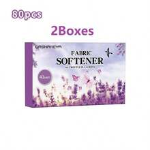 1 Box 40pcs Natural Dryer Sheets Large Capacity, Plant-Based Lavender Fabric Softener Sheets, Soften Clothes And Eliminate Static, Deodorizing Aromatherapy Laundry Sheets, Anti-Static Fragrance Sheets, Lavender Scent - Lavender Fabric Softener - View 13