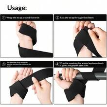 1pc Outdoor Weightlifting Wrist Strap, Dumbbell Hand Protection Band, Fitness Wristband, Fitness Equipment Accessory - Multicolor - View 2