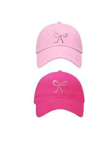 1/2 piezas Gorra de béisbol con coleta para mujer, gorra casual con moño desordenado, gorra ligera puntiaguda, gorra de sol de moda, adecuada para deportes al aire libre & uso casual diario - Gorro de pajarita - Ver 12
