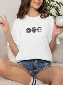 Women T-Shirts - 白色 - 查看 1