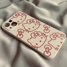 SANRIO 2pcs Hello Kitty Precise Cutouts Anti-Fall Apple Phone Case Apple - Multicolor - View 3