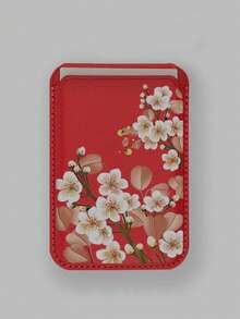 1個粉色桃花 MagSafe 磁吸卡夾，適用於 Apple 17 Pro Max/16/15/14/13/12 手機殼，磁吸銀行卡/通行卡套 - 彩色 - 查看 6