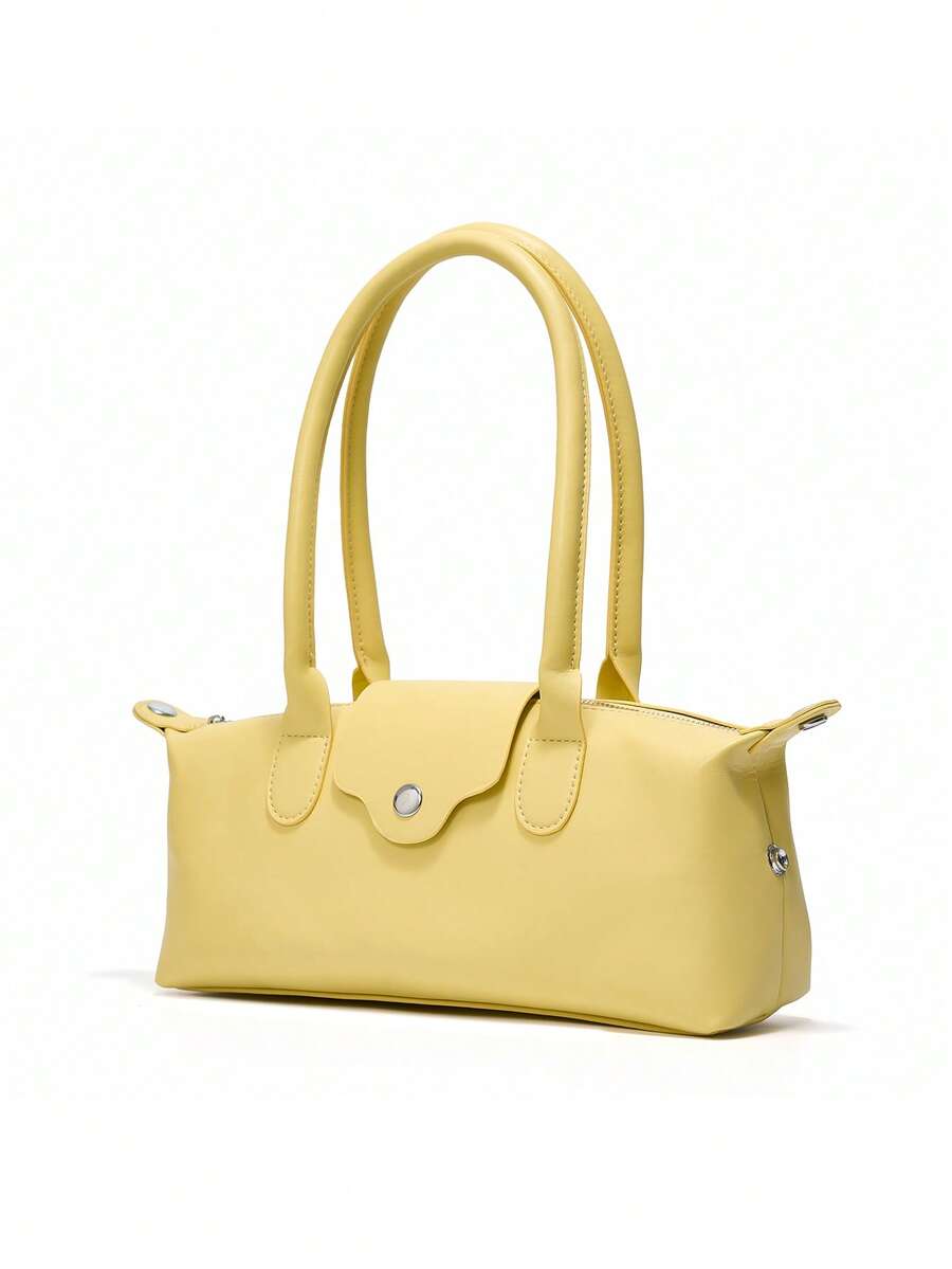 Dedoo Spring/Summer Fashion Classic Nylon Colorblock Mini Handbag, Minimalist Versatile Shell Crossbody Long Shoulder Bag