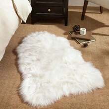 1pc White Wavy Decorative Rug, Valentine's Day Plush Bedroom Decor, Small Rug, Carpet, Love Home Decor, Living Room Rug, Living Room Small Rug, Bedroom Rug, Living Room Home Decor, Outdoor Rug, Washable Rug - Multicolor - View 5