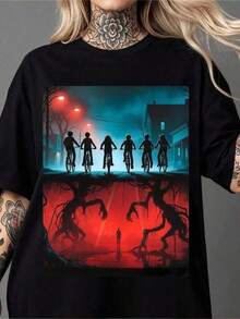 Women T-Shirts - 黑色 - 查看 1
