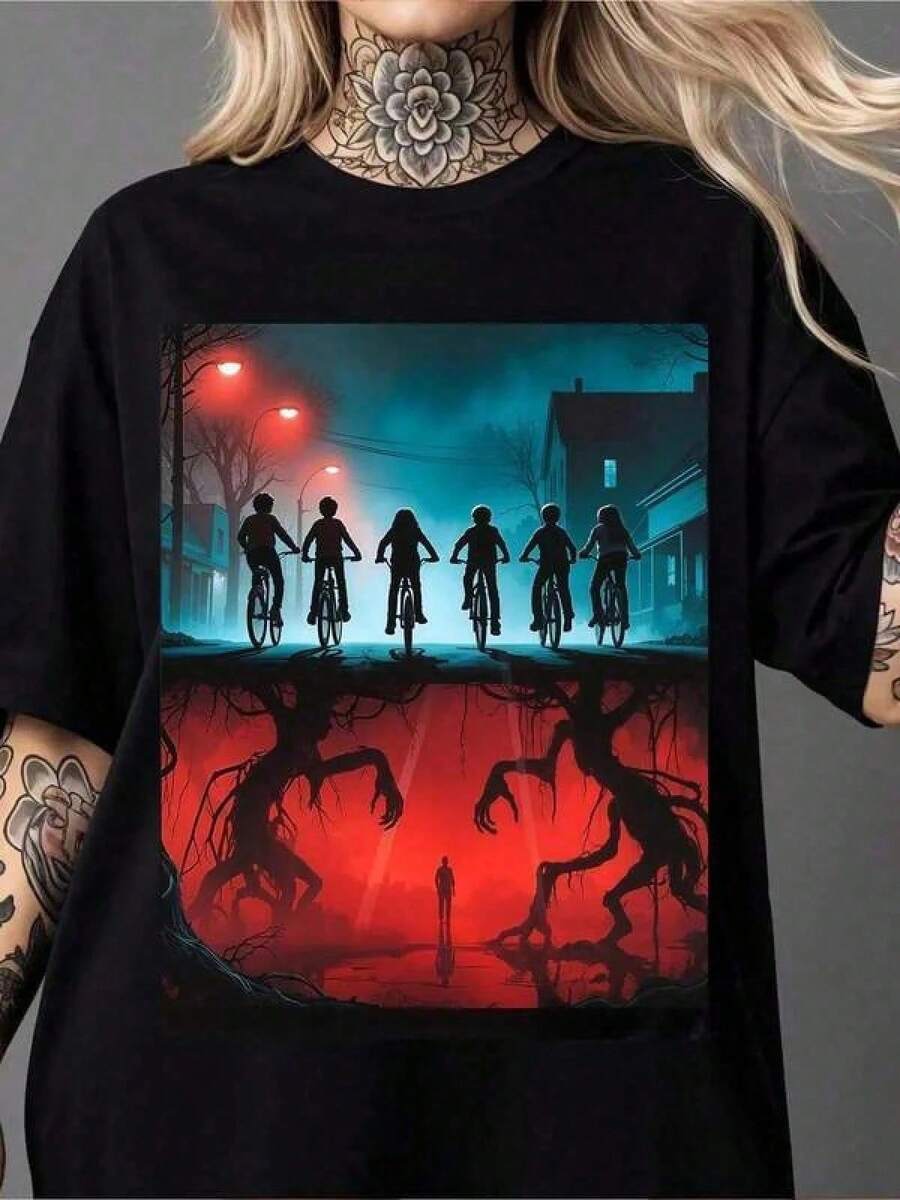Women T-Shirts - 黑色 - 查看 1