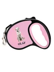 Customizable Retractable Dog Leash With Personalized Name And Photo, Customized Pet Gift, Personalized Dog Walking Accessory, Durable ABS Material, Anti-Tangle, Suitable For Small Dogs, Medium Dogs And Cats, Bright Colors, Customized Personalized Gift For Pet Lovers - Multicolor - View 13