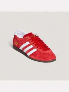 Adidas Originals 中性款 ORIGINALS ANFU 休閒復古紅色薄底 T 型鞋頭鞋 KJ3957 - 紅白色 - 查看 4