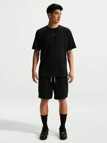 Nike 男款 AS M NK DF SI SS TEE 短袖針織無領T恤 TIR1862-010 - 黑色 - 查看 6