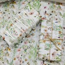 10入彩色蝴蝶與野花圖案紙巾，50*35cm禮品包裝紙，適用於婚禮、派對、新娘婚前派對、嬰兒洗禮、性別揭曉派對、生日禮物包裝、花束包裝、禮品袋填充物、節日派對禮物裝飾 - 蝴蝶花 - 查看 7