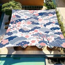 1pc Mandala Geometric Print Square Sun Shade Sail, Suitable For Yard, Pool, Villa Courtyard, Outdoor Leisure Area, Outdoor Sun Shade Sail, Beach Umbrella, Outdoor Sun Shade Cloth, Beach Canopy, Beach Tent, Patio Sun Shade, Outdoor Gazebo, Gazebo - Bohemia C - View 49