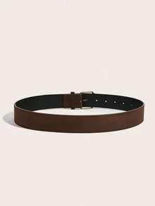 3pcs Set Minimalist Buckle PU Leather Belts Casual Versatile - 3PCS Multicolor - View 4