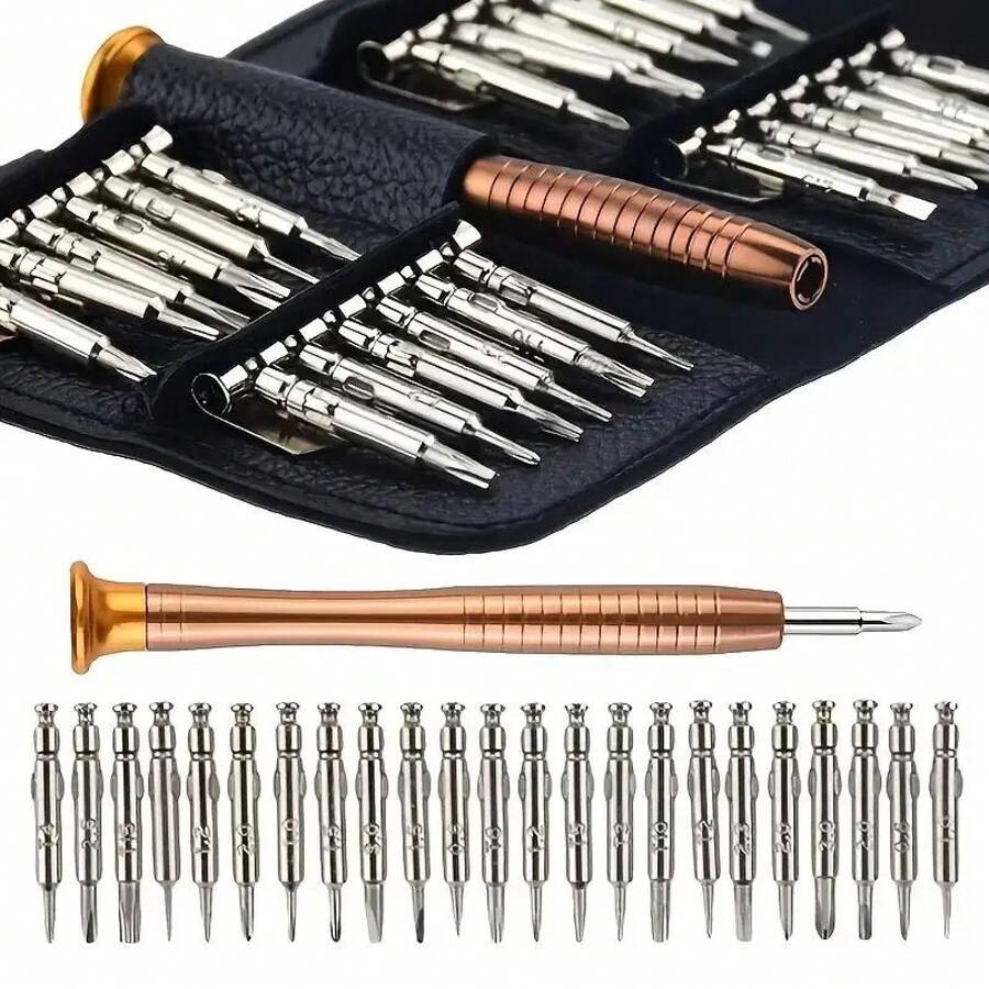 25-In-1 Precision Screwdriver Set, Multifunctional Tool Kit For Repairing Electronic Devices, Mobile Phones, Computers And Watches, Portable Disassembly Tool. - 1 - View 1