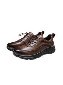 CAMEL CROWN Outdoor Soft-Soled Comfortable Genuine Leather Mid-Range Casual Business Soft-Soled Comfortable Leather Shoes - Brown - View 4