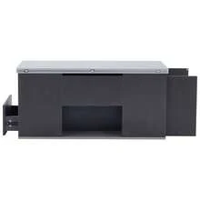 =313593594GAA Liftable Multifunctional Coffee Table - Tabletop Opens To 2 Tables, Dark Grey + Light Grey, Large Capacity, Modern Living Room Furniture, Office Dining Table Side Table Multifunctional Table - 灰色 - 查看 10