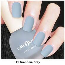 CMLAKISS Summer New Matte Quick-Dry Nail Polish, Peel-Resistant, No UV Lamp Required, Suitable For Fingernails And Toenails - Multicolor - View 29
