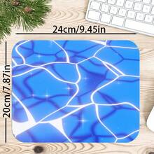Glitter Cracked Marble Large Vanity Mat, Shiny Star Line Print Non-Slip Rubber Extended Mouse Pad, Waterproof Long Keyboard Pad, Suitable For Makeup Table, Office Desk Decoration - View 20