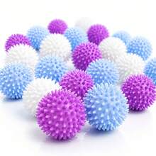 1pc Reusable Laundry Ball Dryer Ball Fabric Softener Alternative High Efficiency Stain & Lint Remover Solid Laundry Ball - Multiple Styles - View 3