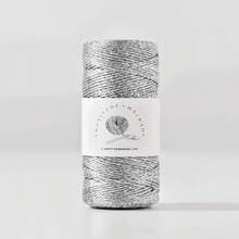 Rouleau de fil de crochet métallique brillant 1mm/100M, fil à tricoter argent rose or, décoration de Noël DIY, sac, décoration de la maison, décoration de la chambre, décoration murale, projet de crochet, artisanat fait main, matériau de cadeau fait main - Multicolore - Voir 12