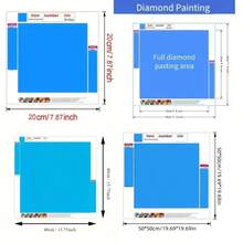 D DIY Diamond Painting Frameless, Handmade Home Decor Beginner Art Kit Diamond Painting Little Tiger In Snow, Diamond Painting Set, Entry-Level Diamond Painting Art Kit. Suitable For Home Living Room, Bedroom And Office Space Wall Decoration. Also Can Be Used As Holiday Theme Creative Activity Gift, Present, Birthday Gift. Compatible With Easter, Mother's Day, Festival, Halloween, Thanksgiving, Christmas - Sets - View 5