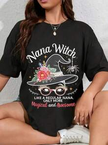 Feminino Desportivo Camisetas & Tanks - Preto - Ver 1