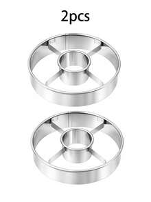 1pc Stainless Steel Donut Molds,DIY Donut Pressing Molds,Dough Cutting Molds,Mousse Rings, Hand Pressed Stainless Steel Donut Cutting Molds,Kitchen Baking Accessories,Suitable For Homemade Donuts, Bagels,Cakes - Multicolor - View 14
