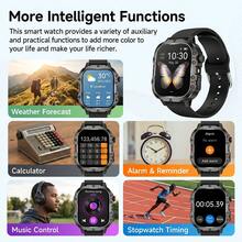 AQMWWG New Men's High-Definition Touchscreen Smartwatch: Wireless Calling // Multiple Sports Modes / Camera / Music, Alarm, Customizable Watch Face, LED Outdoor Light, Smart Connectivity, Ideal Gift For Friends And Family. - View 6