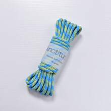 Cuerda de núcleo de poliéster trenzada de dos colores 6mm 5 metros, cuerda duradera para todo uso en exteriores para asegurar, mástil de bandera, columpio, uso marino - Multicolor - Ver 13