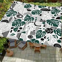 1pc Mandala Geometric Print Square Sun Shade Sail, Suitable For Yard, Pool, Villa Courtyard, Outdoor Leisure Area, Outdoor Sun Shade Sail, Beach Umbrella, Outdoor Sun Shade Cloth, Beach Canopy, Beach Tent, Patio Sun Shade, Outdoor Gazebo, Gazebo - Bohemia C - View 40