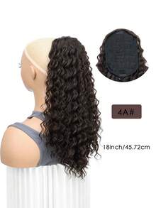 Ekstensi Ekor Kuda Keriting Gelombang Dalam dengan Tali Serut & Jepit Cakar, Tersedia Dua Gaya: Rambut Sintetis Tebal, Bervolume, Tahan Panas, Sentuhan Alami dan Realistis, Rambut Ekor Kuda Palsu untuk Wanita Semua Etnis, Cocok untuk Pesta Sehari-hari, Halloween, Natal, dan Cosplay. - MultiWarna - View 14