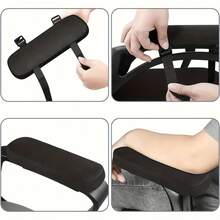 Thick Foam Armrest Pads, Comfortable Armrest Covers For Office Chairs, Soft And Elastic, Effectively Relieve Pressure On Elbows And Forearms, Make Long Hours Of Office Work Less Tiring, Practical Office Gift For Friends - A - View 6
