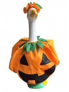1pc Halloween Porch Goose Costume, Holiday Goose Outfit - Halloween Ghost Costume, Suitable For Halloween Yard Decor Lawn Porch Goose Costume, Halloween Goose Costume Goose Shaped Clothes Porch Goose Clothes Yard Goose Decoration, Halloween Decoration, Halloween, Suitable For Holiday Party, Home Decor, Halloween Garden Decoration - A - View 10