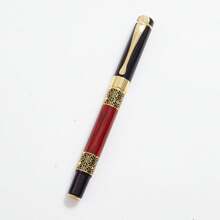 Business Metal Signature Pen, Customizable Engraved Logo, High-End Office Gift Gel Pen, Personalized Small Gift - Round - View 7
