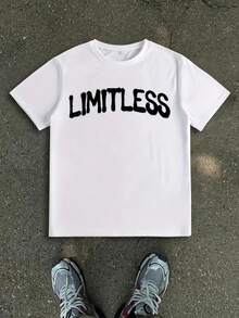 MT Men Shirt 'Limitless' in Black - Blanco - Ver 1
