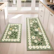 1 Stück Gänseblümchen Ditsy Blumen Dekorativer Teppich, Schlafzimmer Dekoration, Bodenmatte, Teppich, Heimdekoration, Wohnzimmer Teppich, Kleiner Wohnzimmer Teppich, Schlafzimmer Teppich, Wohnzimmer Heimdekoration, Outdoor Teppich, Waschbarer Teppich - Verschiedenfarbig - Übersicht 6