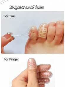 30 pièces/2 pièces Protecteurs de doigts et d'orteils en silicone respirants anti-friction, coussinets de main et de pied en silicone transparent perforé doux pour hommes et femmes, manchons de protection anti-callosités, convient pour l'extérieur, la gym, la danse, les vacances, la randonnée, le cyclisme, compatible avec les chaussures de sport, les chaussures décontractées, les talons hauts, les chaussures de basket, les chaussures de course, les bottes, la saison de la remise des diplômes, la Coupe du Monde, la rentrée scolaire - Multicolore - Voir 5