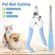 Pet Nail Clippers & Grinders - Blue Safe Non-Bleeding - View 2