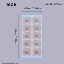 220/310/420 PCS Fabric Nasal Patches M, Non-Woven Stick-On Nose Patches, Soft Fabric Patch Sheets In Moon Nose Patch Options, Standalone Single-Use Patch Sheets, 10 X 5 Cm Sheet Format, Easy To Place And Remove - Moon Nose Patch - View 1
