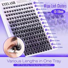 LIMEIKAI Beginner-Friendly DIY 3D Wispy False Eyelashes - Natural Cat Eye Manga Look, Mixed Lengths 10-18mm, Voluminous & Reusable, Perfect For Beginners & Professional Styling - C - View 4