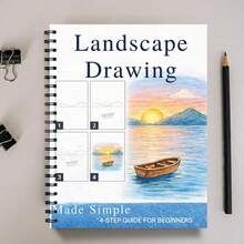 Outdoor Scene Painting Tutorial Book, Step-By-Step Learning To Draw Landscapes, Trees And Natural Scenery, Master Painting Techniques, Adult Painting Tutorial, Multiple Styles Available (Brushes Not Included) - Single Piece - View 9