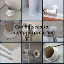 2/4/6/8pcs Plastic Radiator, Water Pipe And Drainage Pipe, Round Wall Pipe Cover, Decorative Pipe Ring, Pipe Ring Cover, Suitable For Pipes With Diameter 1.5 To 2.79cm - Multicolor - View 7