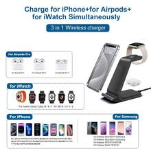 旅行用無線快充站，可折疊 3 合 1 磁吸無線充電支架，相容 iPhone 17/Air/16/15/14/13/12 Pro Max/Plus，相容 Ultra/11/10/9/8/7/6/5/SE/4/3/2，相容 Pro/Pro 2/4/3/2 - 白色 - 查看 2