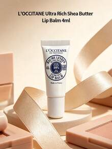 L'Occitane Ultra Nourishing Shea Butter Lip Balm, 10% Shea Butter Repairing Lip Balm 4ml Mini Tube Sample, Melembapkan dan Memperbaiki Bibir Kering dan Pecah-pecah, Pelembap Bibir Mini Portabel - Rasa shea butter - View 8