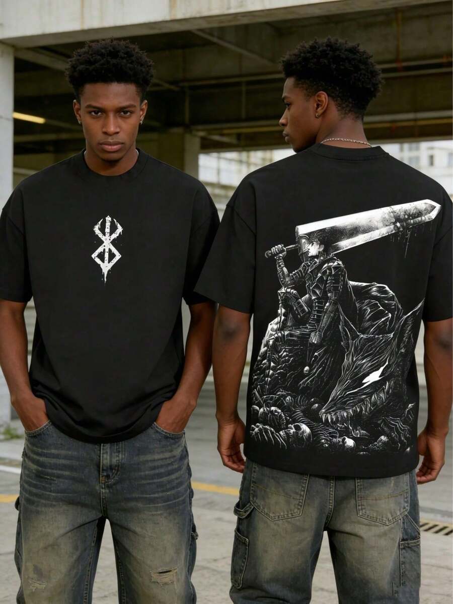 Men T-Shirts - Black 1 - View 1